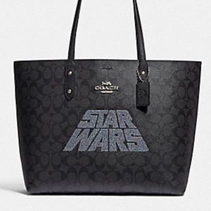 Coach X Star Wars Town Tote In Signature Coach